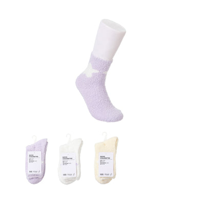 Colorful Series Stars Non-Slip House Socks