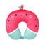 Fruit Series U Shaped Neck Pillow with Sleep Mask(Watermelon)