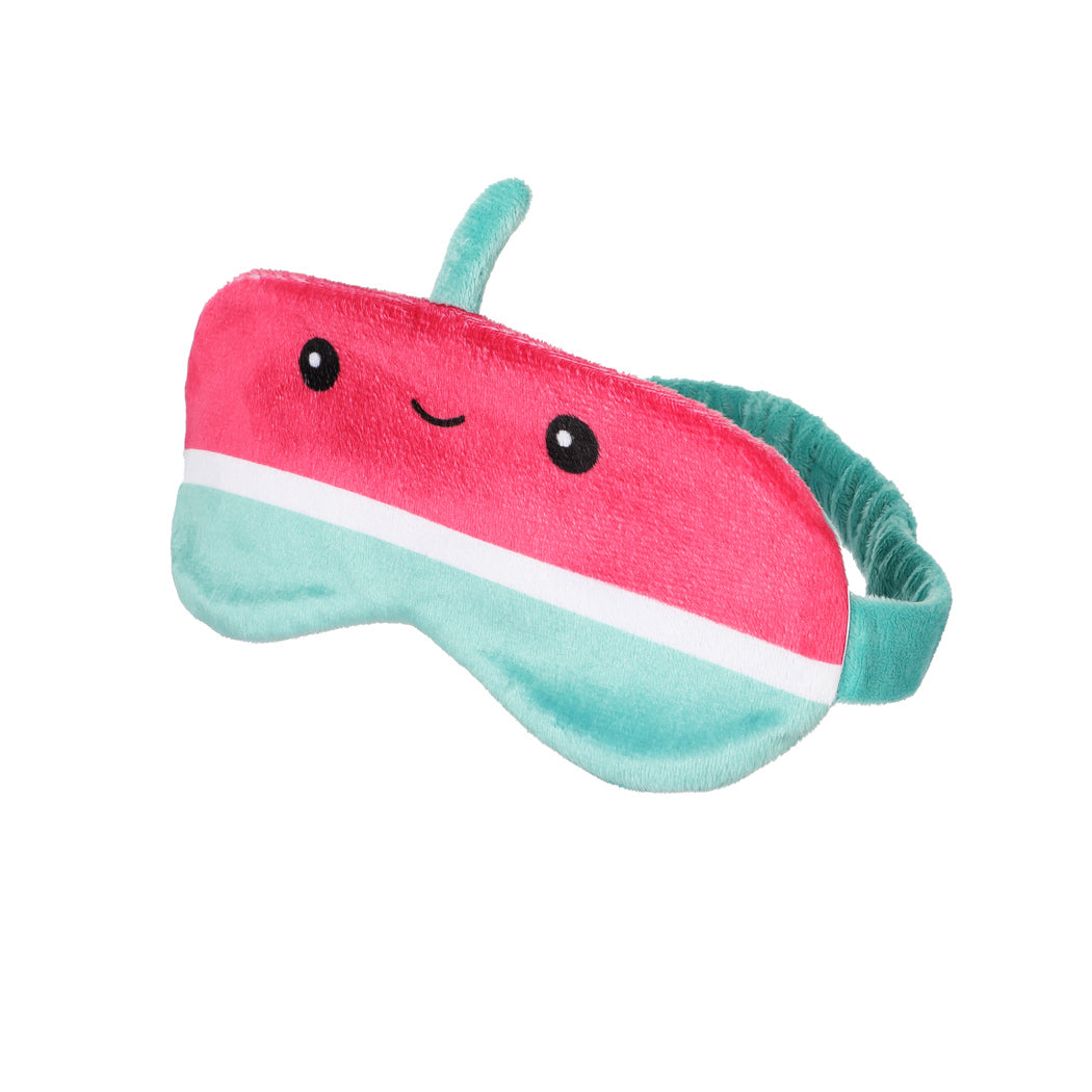 Fruit Series U Shaped Neck Pillow with Sleep Mask(Watermelon)