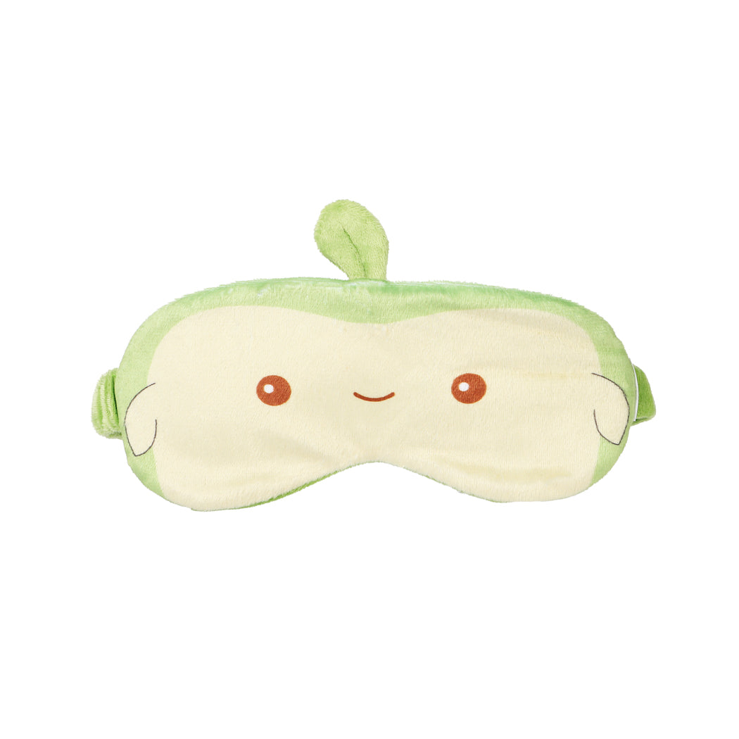 Fruit Series U Shaped Neck Pillow with Sleep Mask(Avocado)