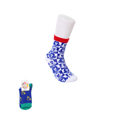 Disney 100 Smile Faces Collection Crew Socks (3 Pairs)(Mickey)