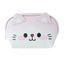 Animal Faces Collection Shell Shape Cosmetic Bag (Light Pink)