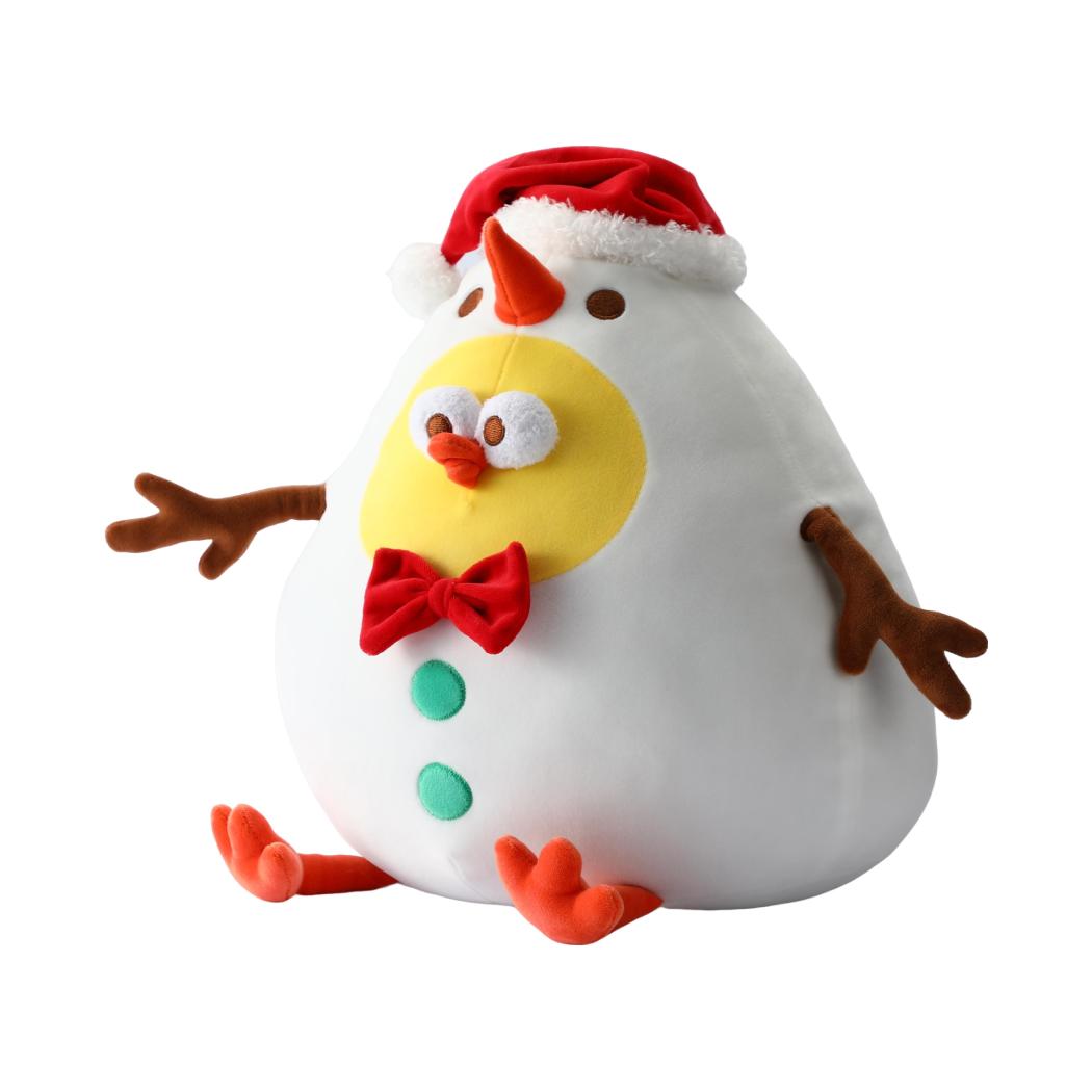 Dundun Christmas Series 14in. Snowman Chicken Plush Toy