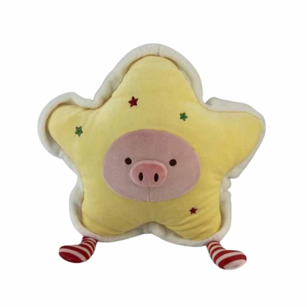 Mini Family Christmas Series 12in. Star Pig Pillow