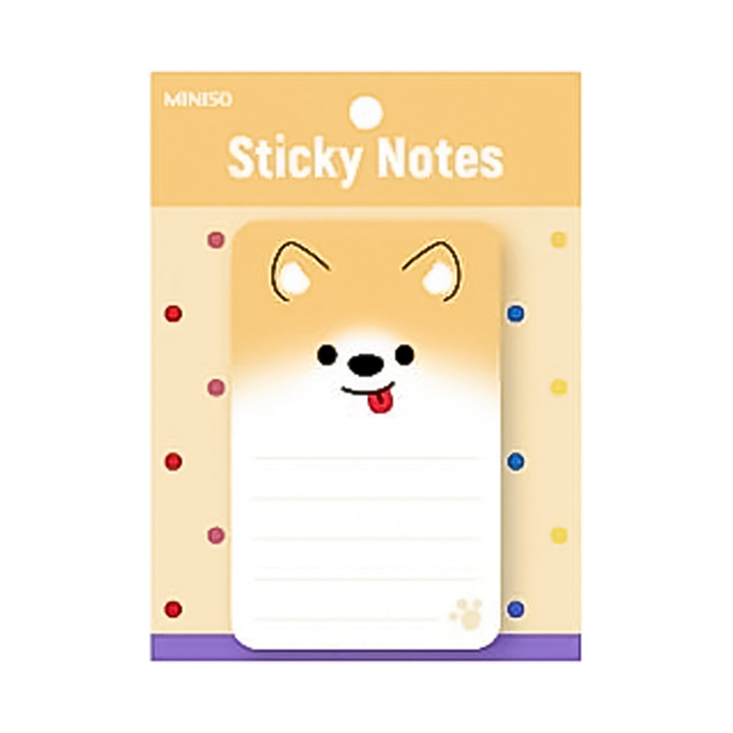 Animal Faces Collection Sticky Notes (50 Sheets) (2 Assorted Models: Shiba Inu, Seal)