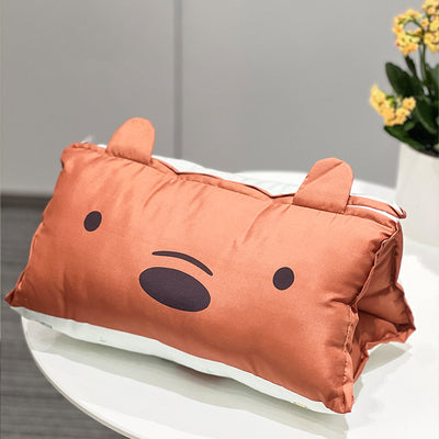 We Bare Bears Collection Dual Use Nap Pillow Seat Cushion  (Grizz)