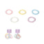 Basic Series Glitter Spiral Hair Tie (5 pcs)