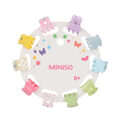 Color Series Small Hair Claw Clips (10 pcs)