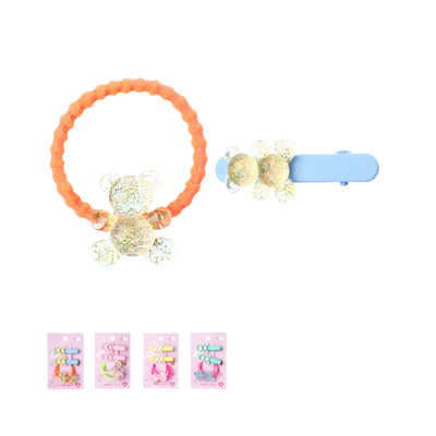 Fun Series Little Bear Hair Accessories Kit (4 pcs)