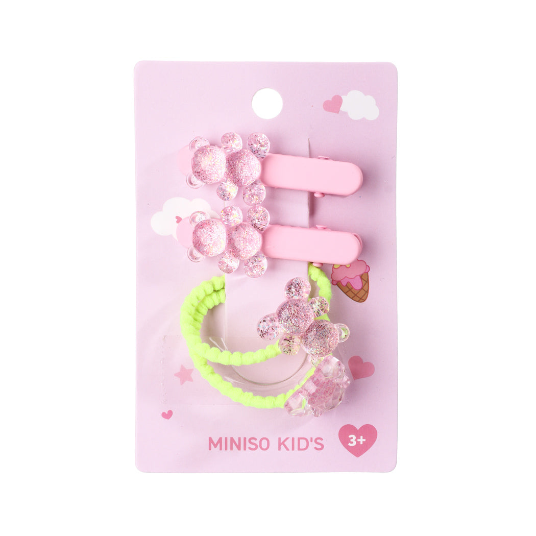 Fun Series Little Bear Hair Accessories Kit (4 pcs)