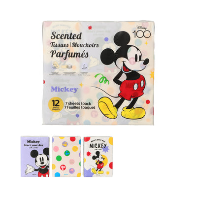 Disney Mickey Mouse Collection Scented Tissues 12 Packs (Mickey)