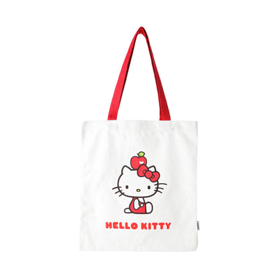 Hello Kitty Apple Collection Shopping Bag(White)