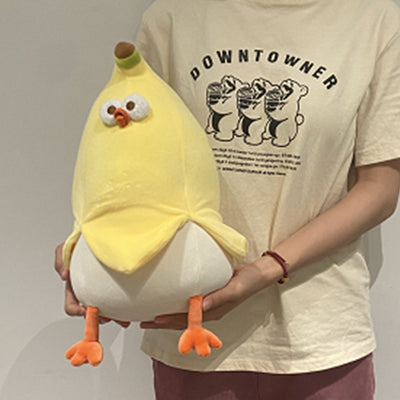 Dundun Fruit Series 12in. Plush Toy(Banana Chicken)