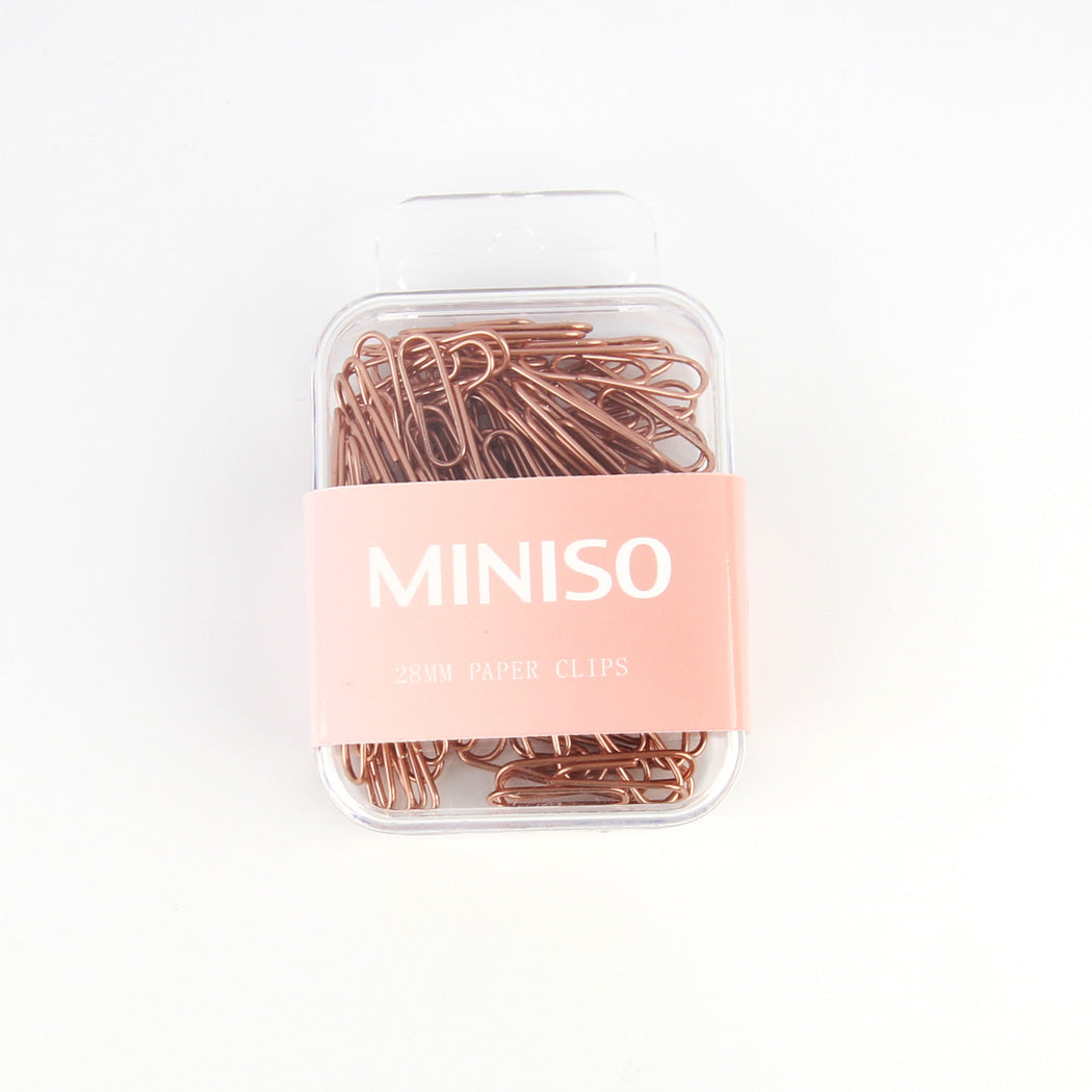 Rose Gold Series Paper Clips (80 Pcs) PDQ