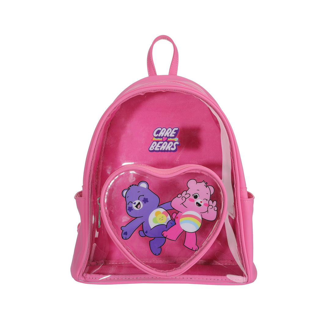 Care Bears Collection Candy Transparent Backpack(Rosy)