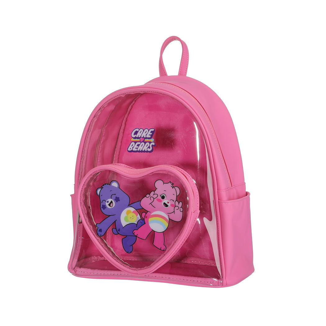 Care Bears Collection Candy Transparent Backpack(Rosy)