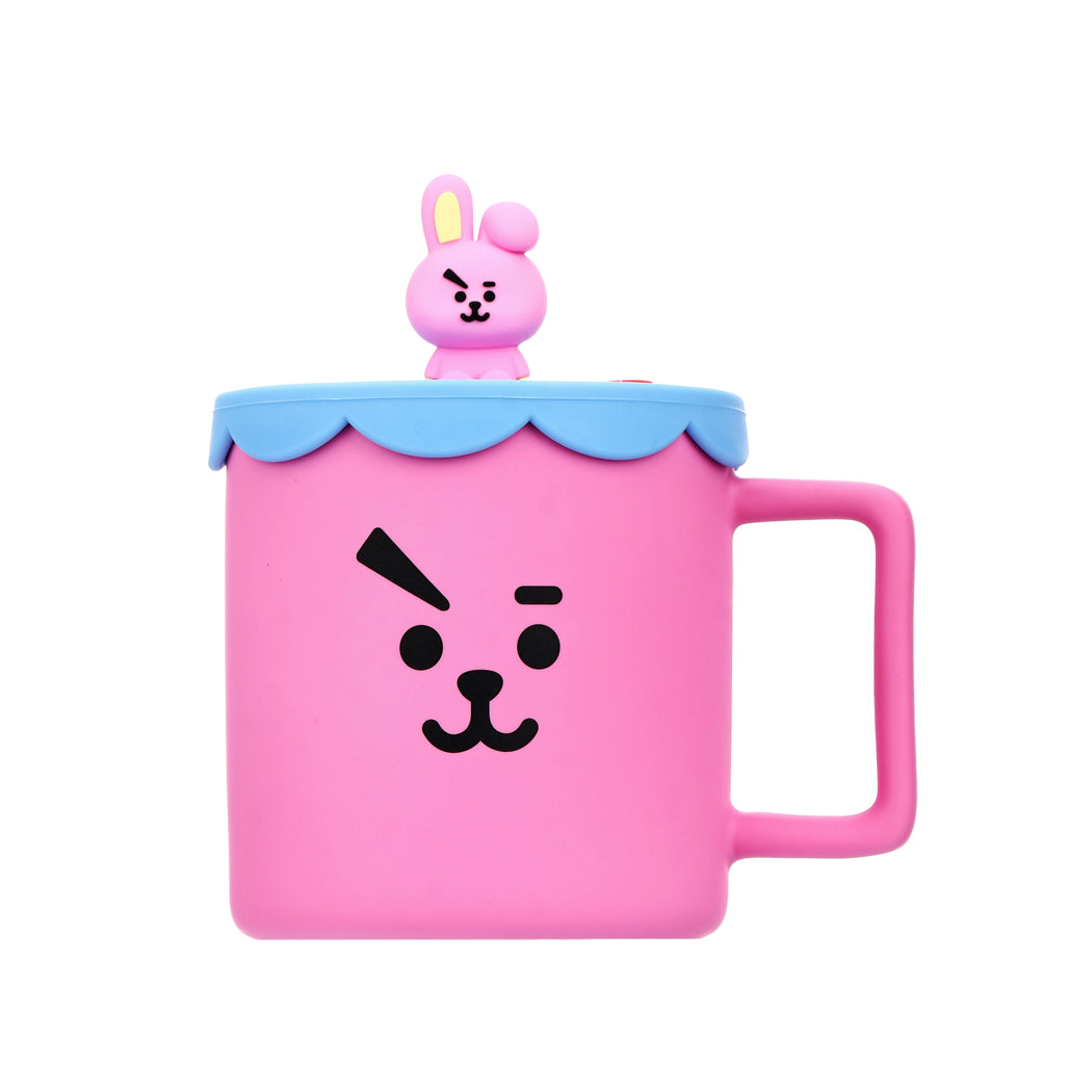 BT21 Collection Ceramic Cup with Silicone Lid (425mL)(COOKY)