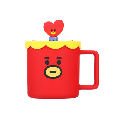 BT21 Collection Ceramic Cup with Silicone Lid (425mL)(TATA)