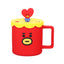 BT21 Collection Ceramic Cup with Silicone Lid (425mL)(TATA)