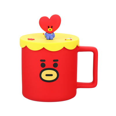 BT21 Collection Ceramic Cup with Silicone Lid (425mL)(TATA)