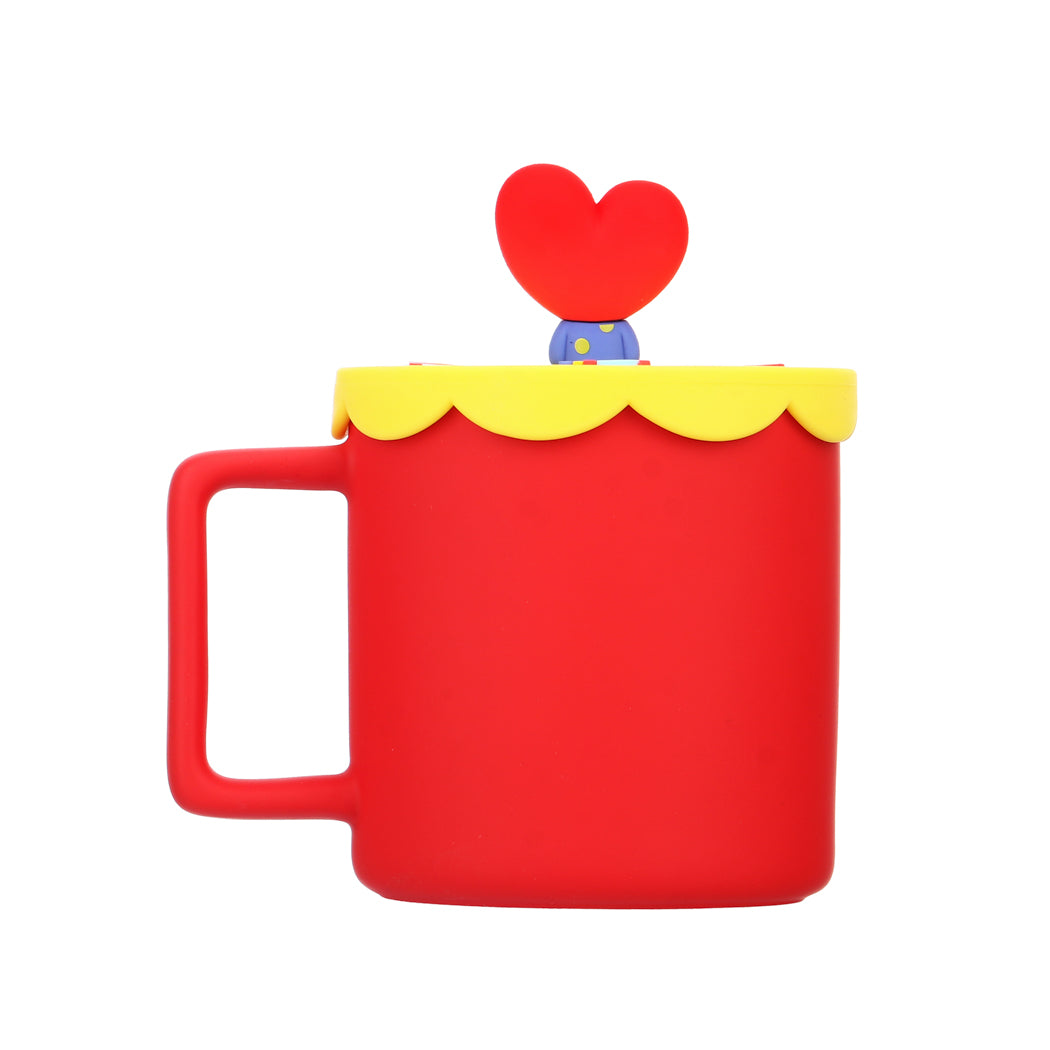 BT21 Collection Ceramic Cup with Silicone Lid (425mL)(TATA)