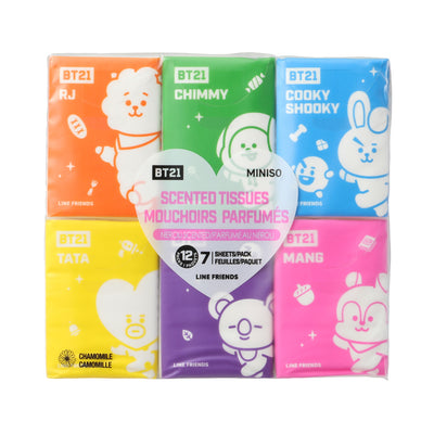 BT21 Collection Scented Tissues (12 Packs)