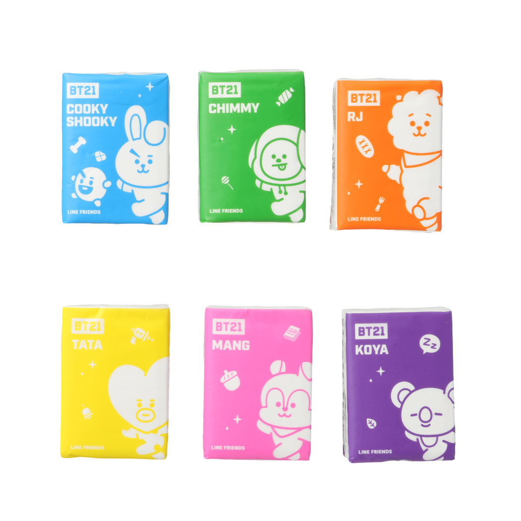 BT21 Collection Scented Tissues (12 Packs)