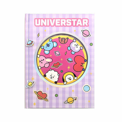 BT21 Collection B6 Hollowed Hardcover Book (80 Sheets) (2 Assorted Models)