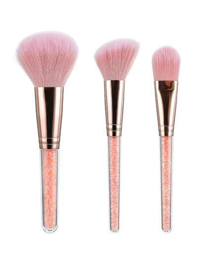 Crystal Makeup Brush (3 Pcs)