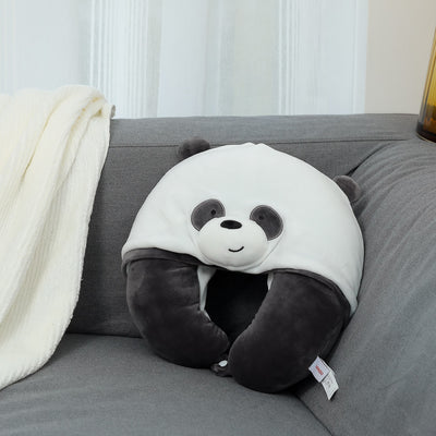 We Bare Bears - U-shaped Pillow with Hood(Panda)