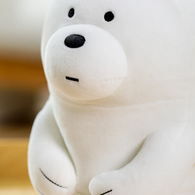 We Bare Bears-Lovely Sitting Plush Toy (Ice Bear)