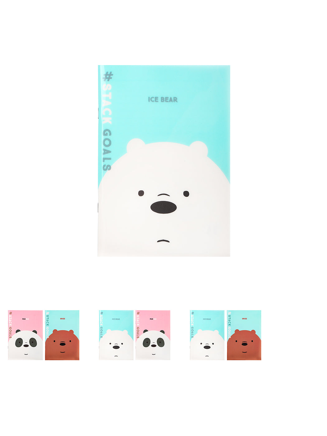 We Bare Bears- Memo Book 40 Pages (2 Pack)