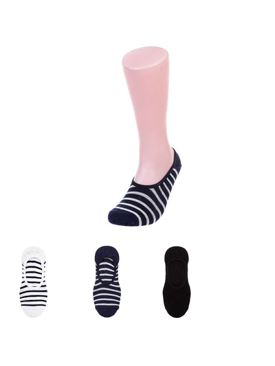 Men＇s Three-color Low Cut Socks 3 Pairs