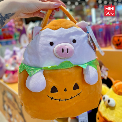 Mini Family Halloween Series 14in. Plush Candy Bag(Pumpkin Gigi)