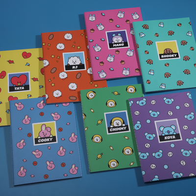 BT21 Collection B5 Stitch-bound Book (32 Sheets) (7 Assorted Models)