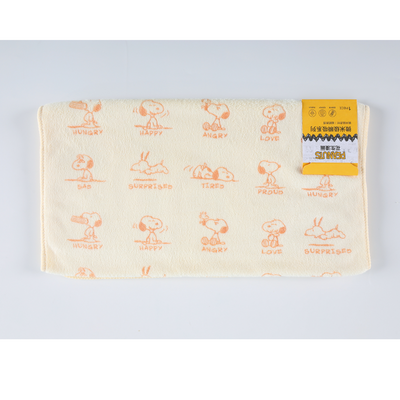 Snoopy Collection Fine Fiber Kids' Towels (2 pcs)(Beige)