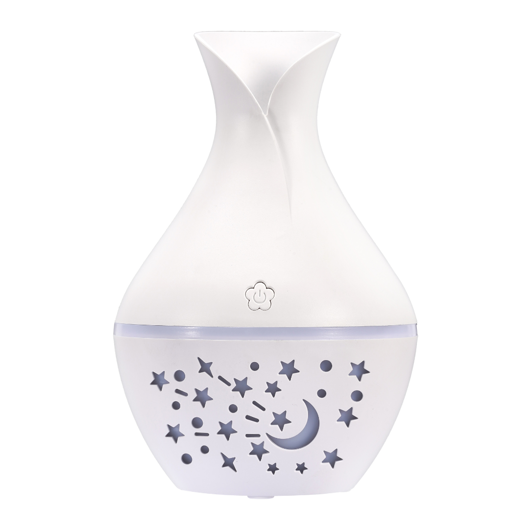 260mL Star Moon RGB Aromatherapy Humidifier (White）AJ-21003