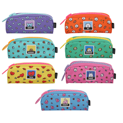 BT21 Collection Big Zipper Stationery Case (7 Assorted Models)