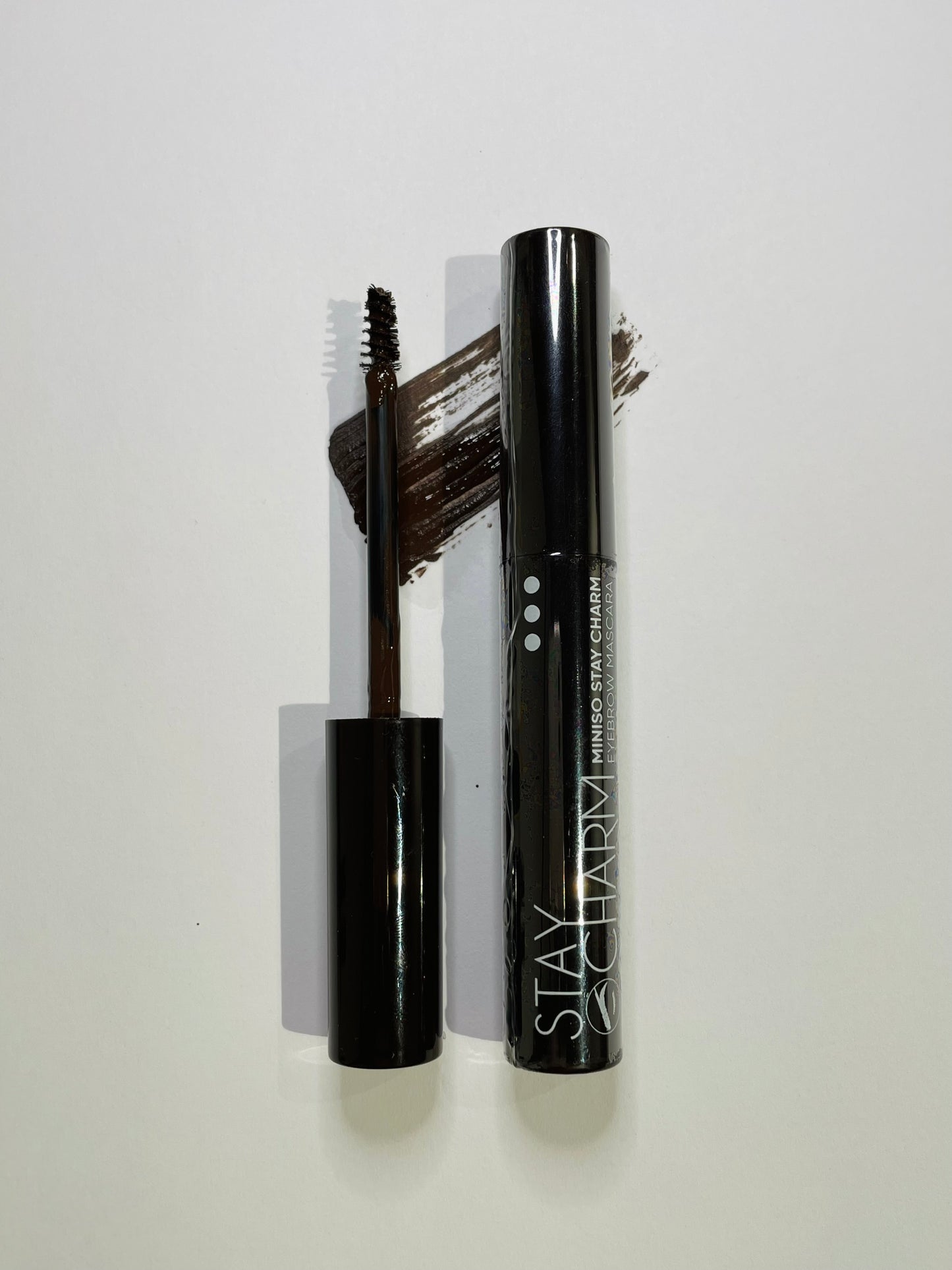 Miniso Stay Charm  Eyebrow  Mascara (02 Brownie)