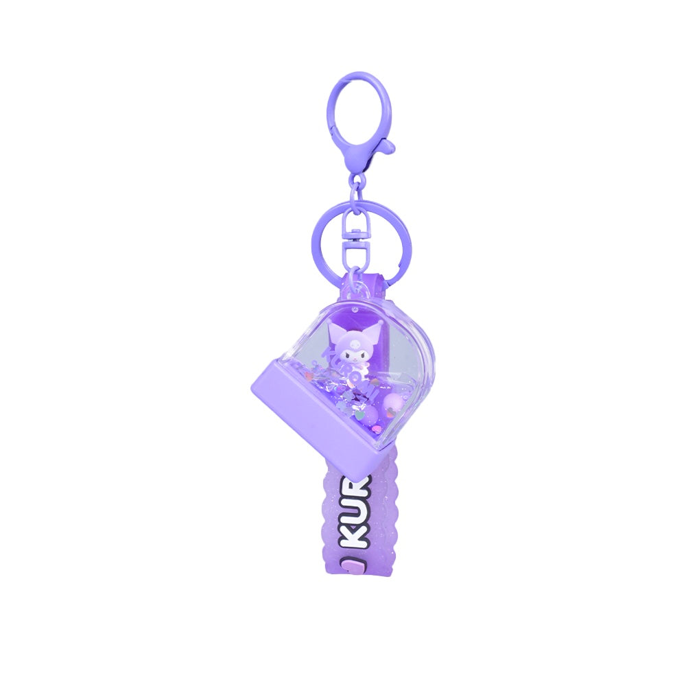 Kuromi Liquid Stamp Keychain